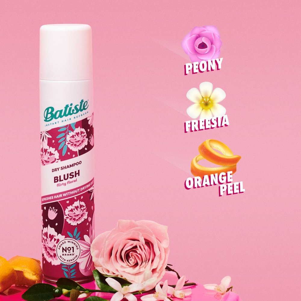 NEW Lot of 6x [Batiste] BLUSH Dry Shampoo - Full size, not travel! - Picture 8 of 9